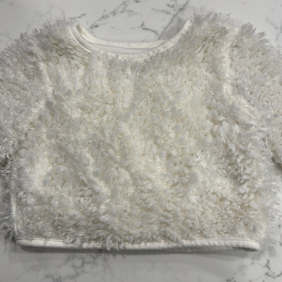 Pippa & julie all white size 4 sweater - Picture 2 of 5